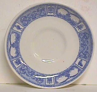 1950s American Hotels Corp. Saucer   Sterling China  