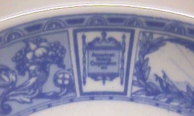 1950s American Hotels Corp. Saucer   Sterling China  