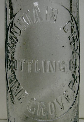 Pre 1910 Mountain City Bottling Co Embossed Soda Bottle  